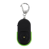 Portable Size Keychain Old People Anti-Lost Alarm Key Finder Wireless Useful Whistle Sound LED Light Locator Finder Keychain