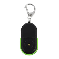 Portable Size Keychain Old People Anti-Lost Alarm Key Finder Wireless Useful Whistle Sound LED Light Locator Finder Keychain