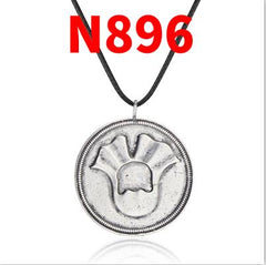 Game Of Thrones Song Of Ice And Fire Arya Stark Jaqen H'ghar Valar Morghulis Faceless Man Ancient Silver Coin Movie keychain